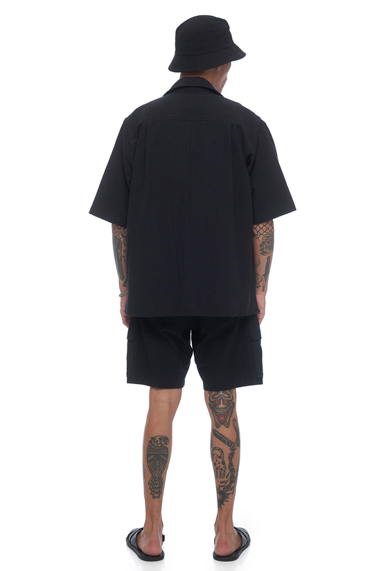 Cropped UT Shirt - Black