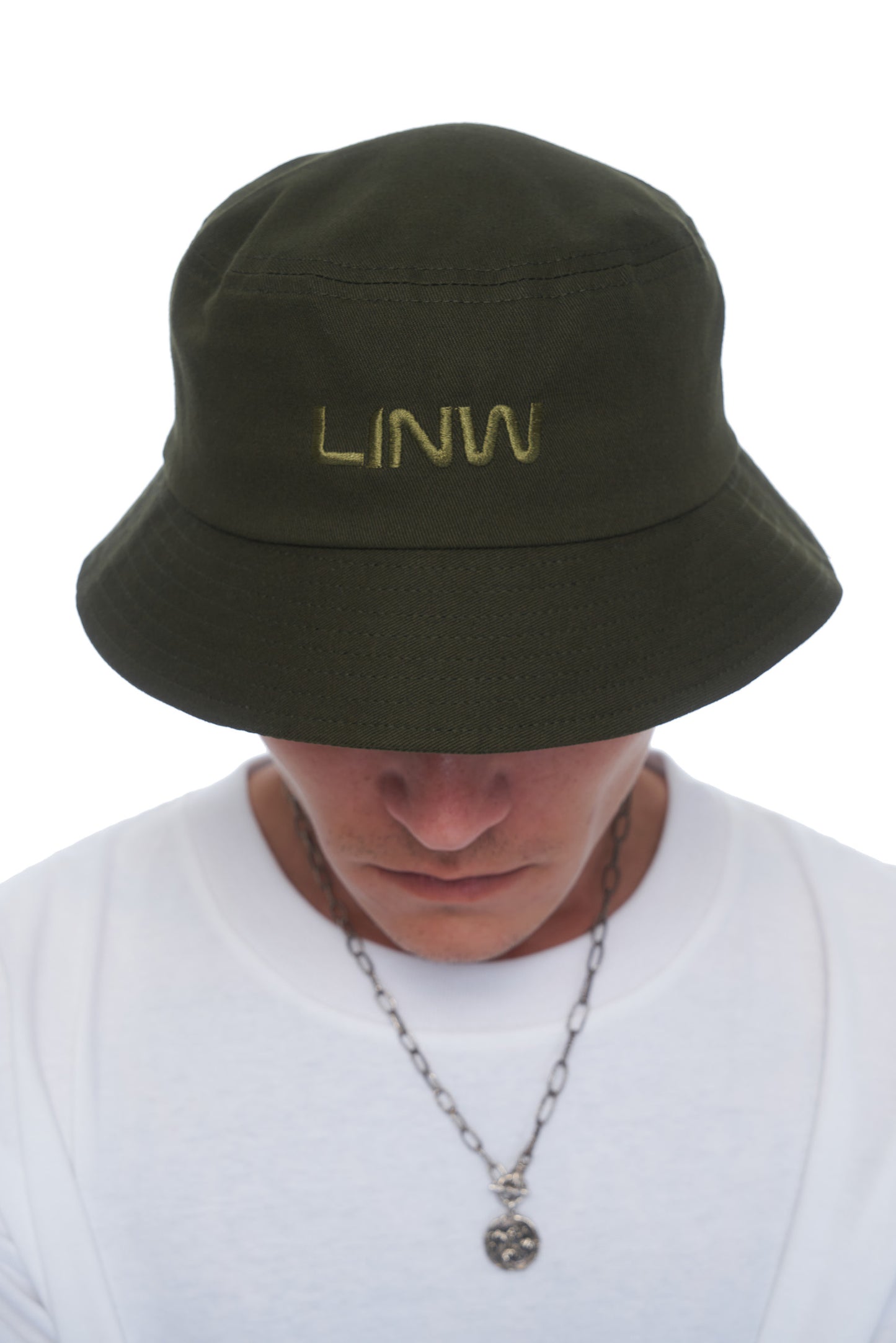 Essential LINW Bucket Hat - Army Green