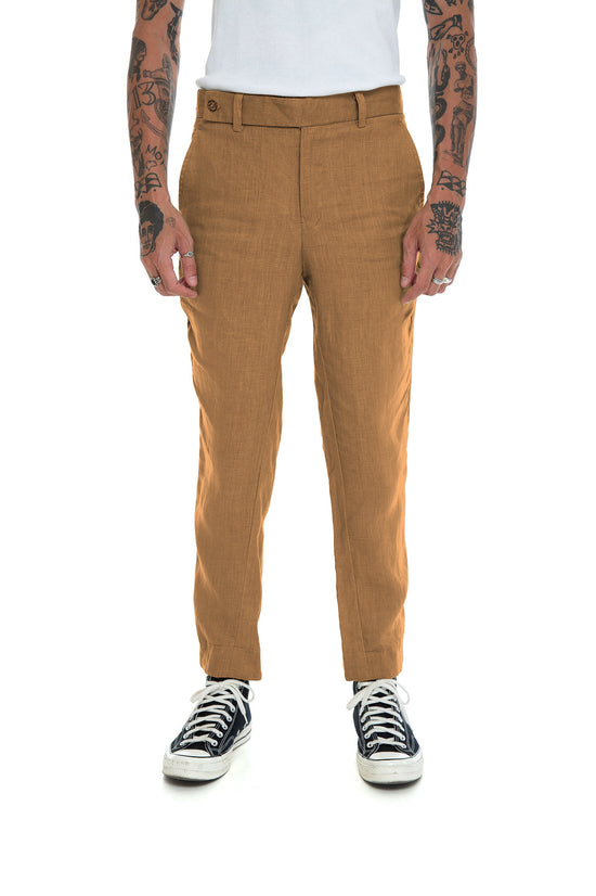 Load image into Gallery viewer, Waiheke Linen Pant - Brown
