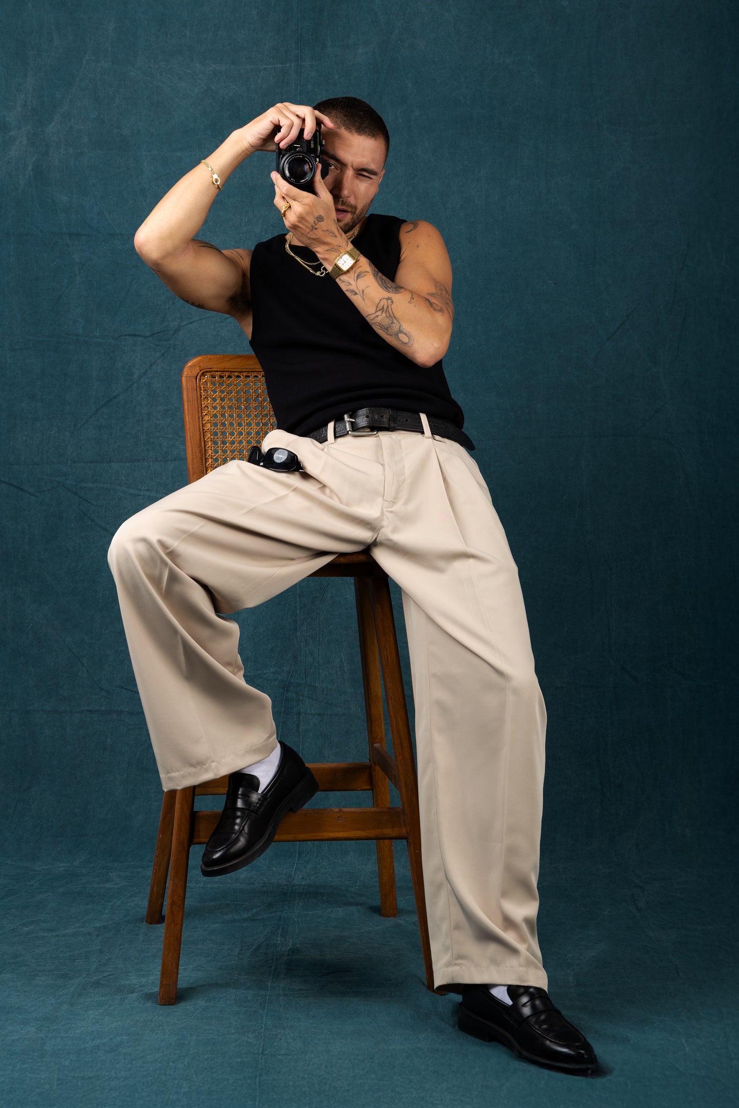 LINW Eden Wide Leg Pant - Beige Eden Wide Leg Pant - Beige