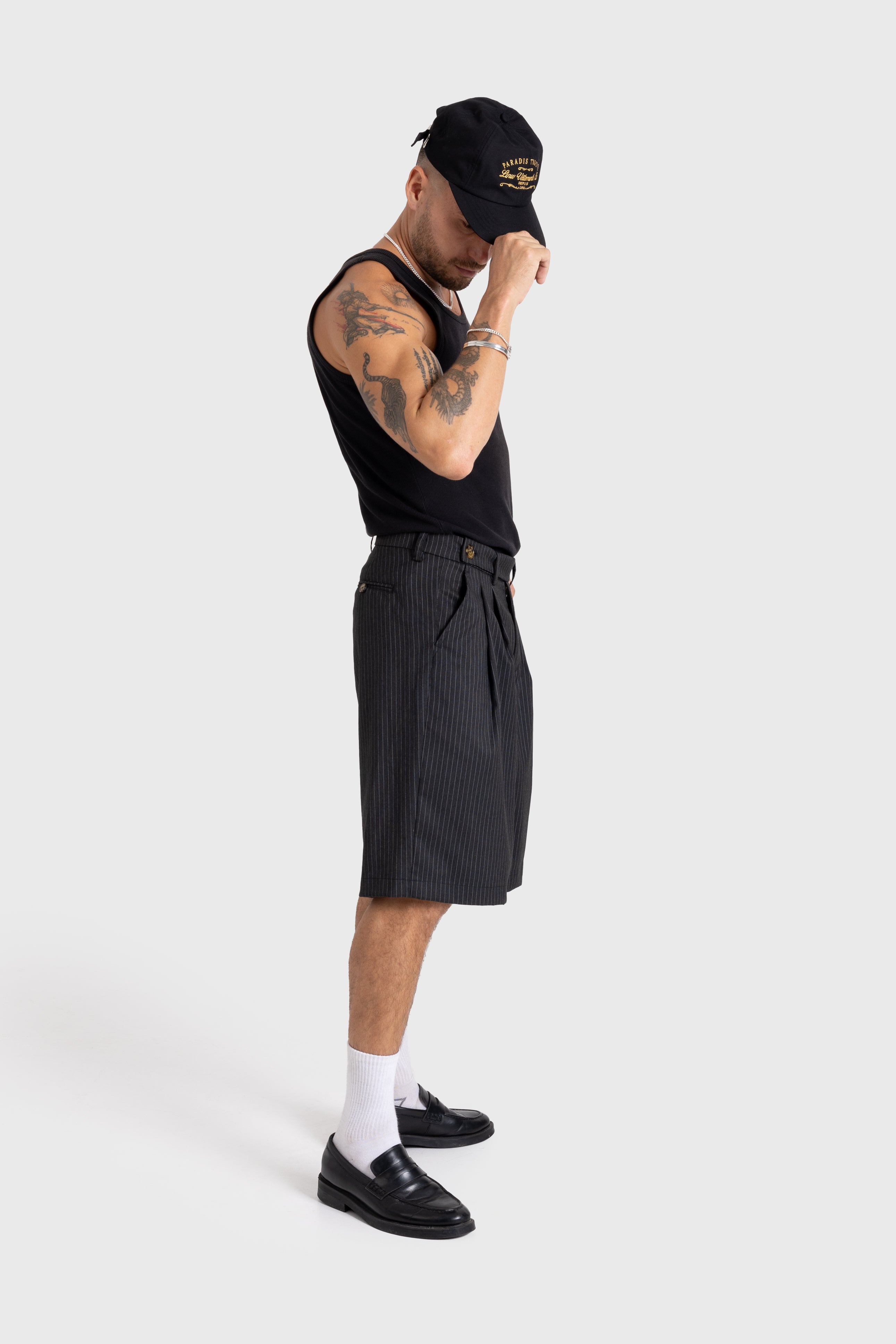 Ezy Baggy Short - Pinstripe – LINW