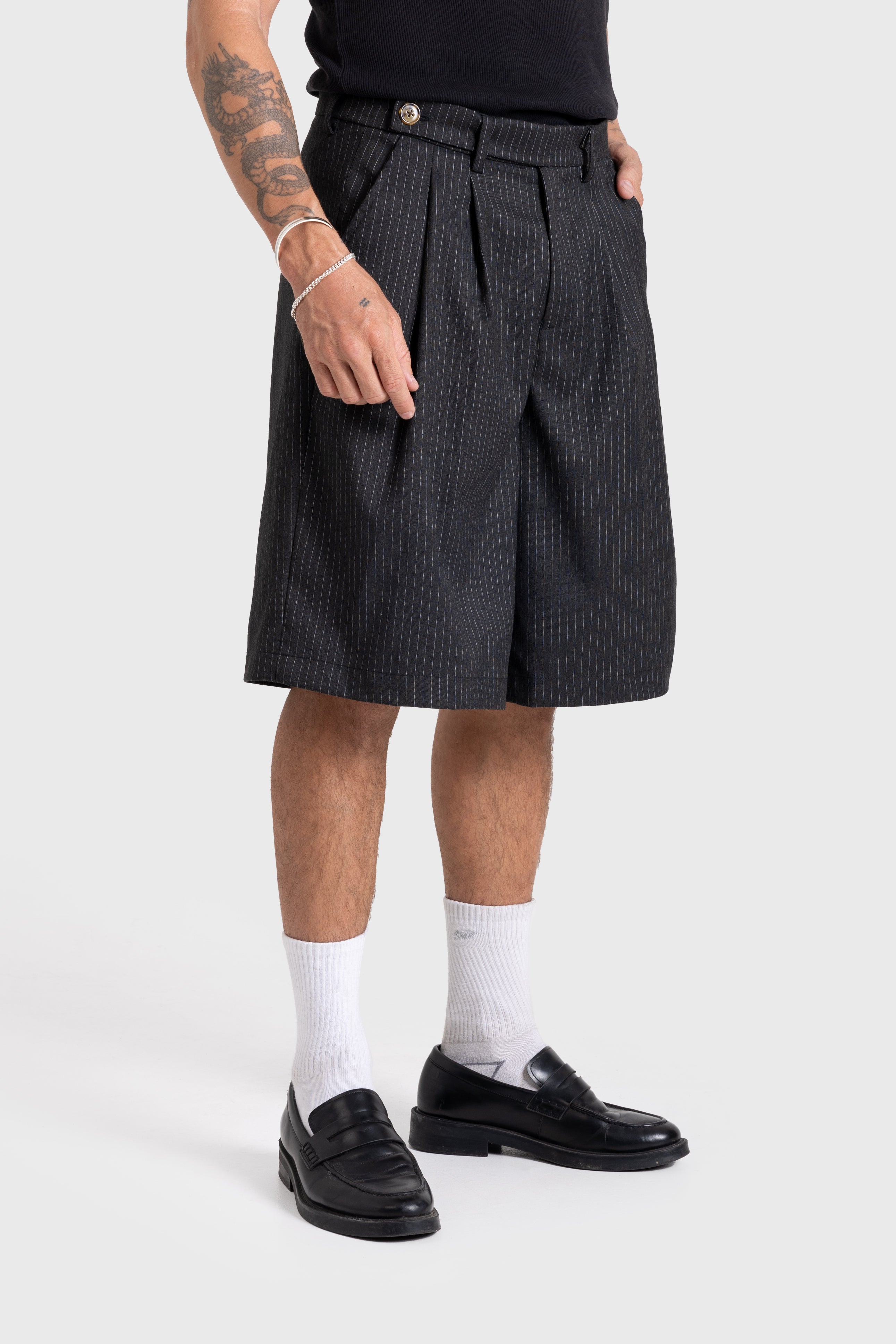 Ezy Baggy Short - Pinstripe – LINW