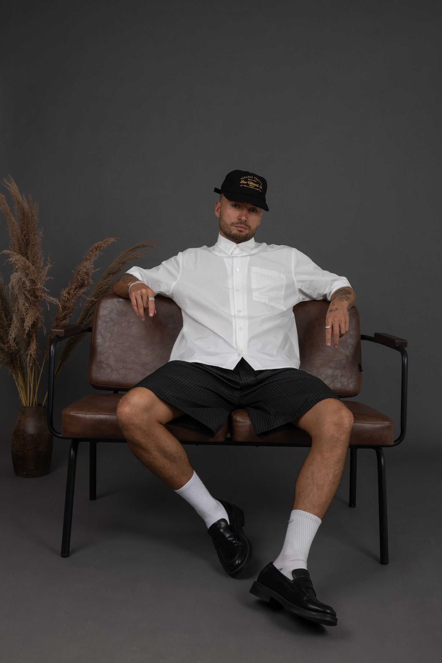 Lost In Nowhere Button Up Mayfair Shirt-  White SS Mayfair Shirt-  White SS