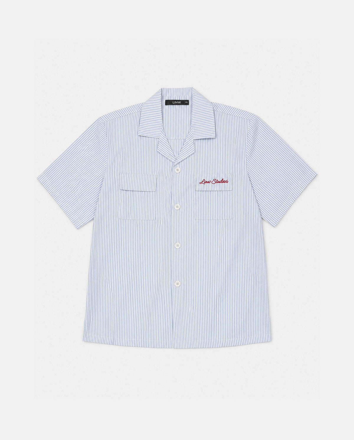 Lost In Nowhere Button Up Riva Shirt — Blue / White Stripe Riva Shirt — Blue / White Stripe