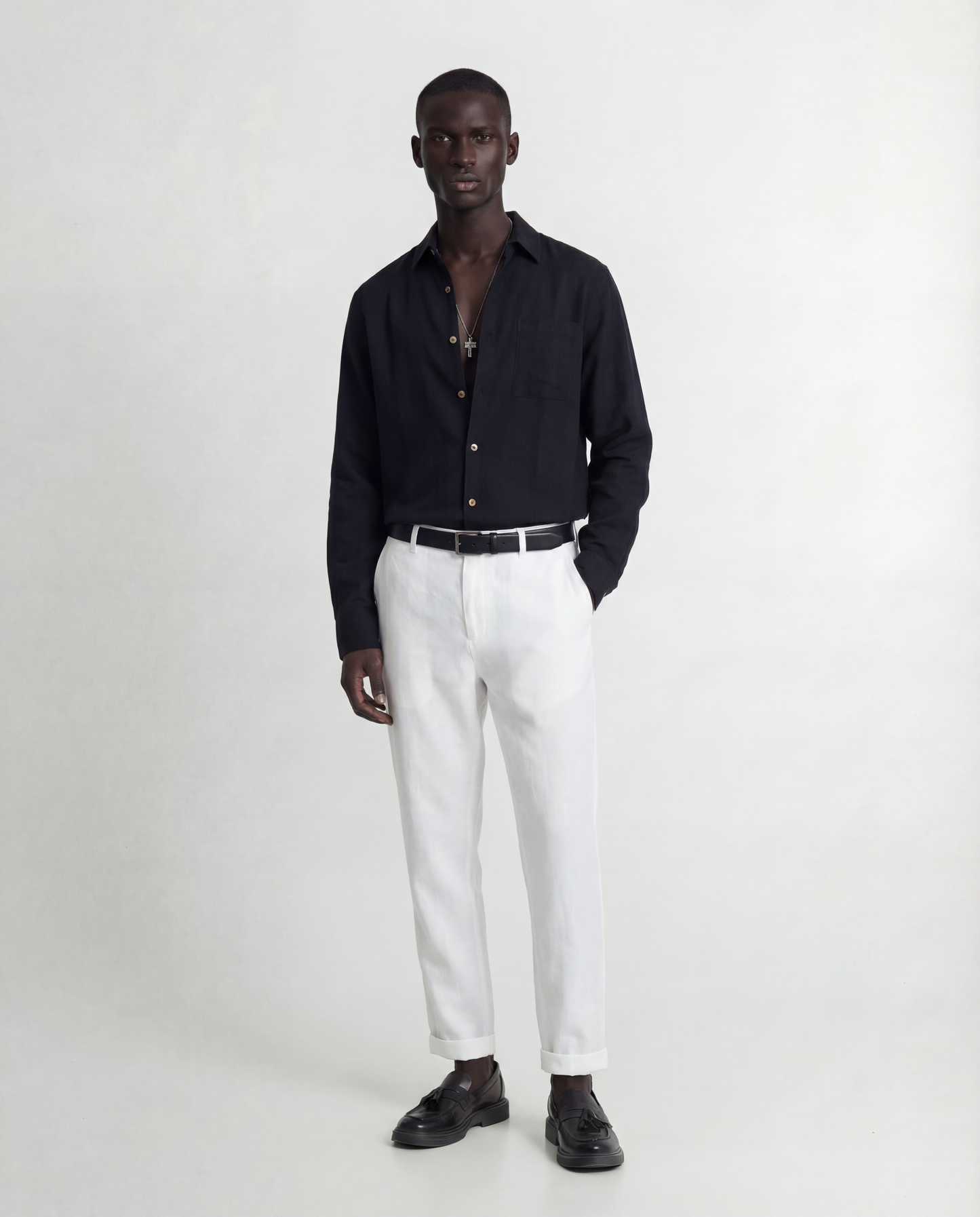 Lost In Nowhere Mens Pant Waiheke Linen Pant - White Waiheke Linen Pant - White