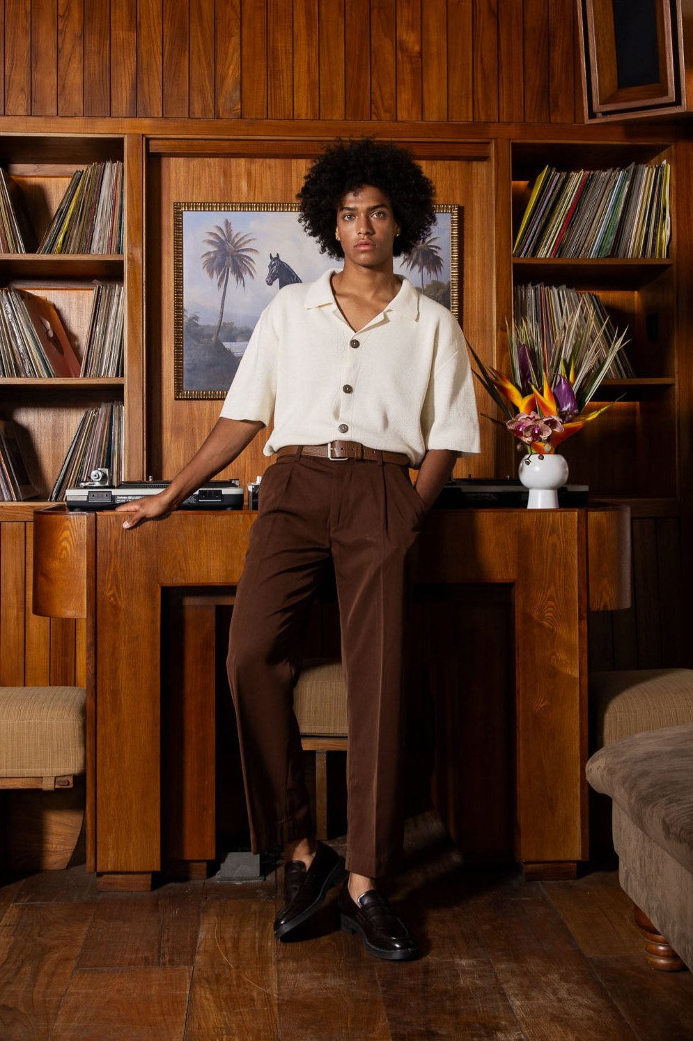 Lost In Nowhere Pants Seseh Pleated Pant - Brown Seseh Pleated Pant - Brown