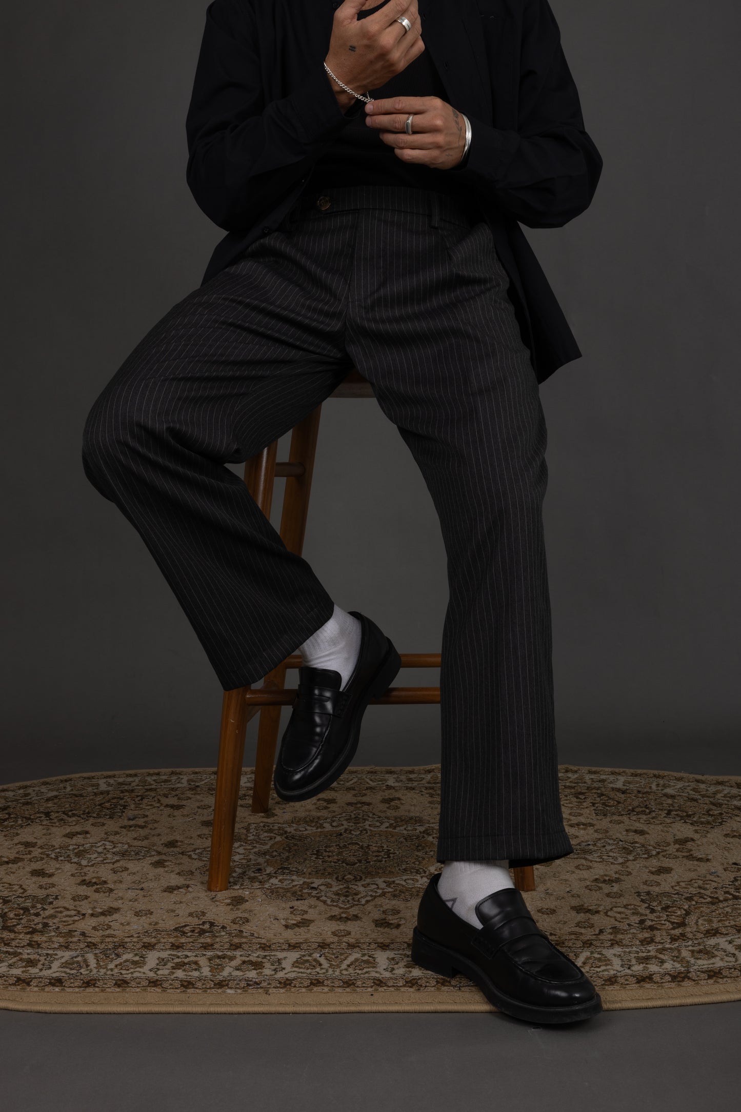 Lost In Nowhere Pants Seseh Pleated Pant - Pinstripe Seseh Pleated Pant - Pinstripe