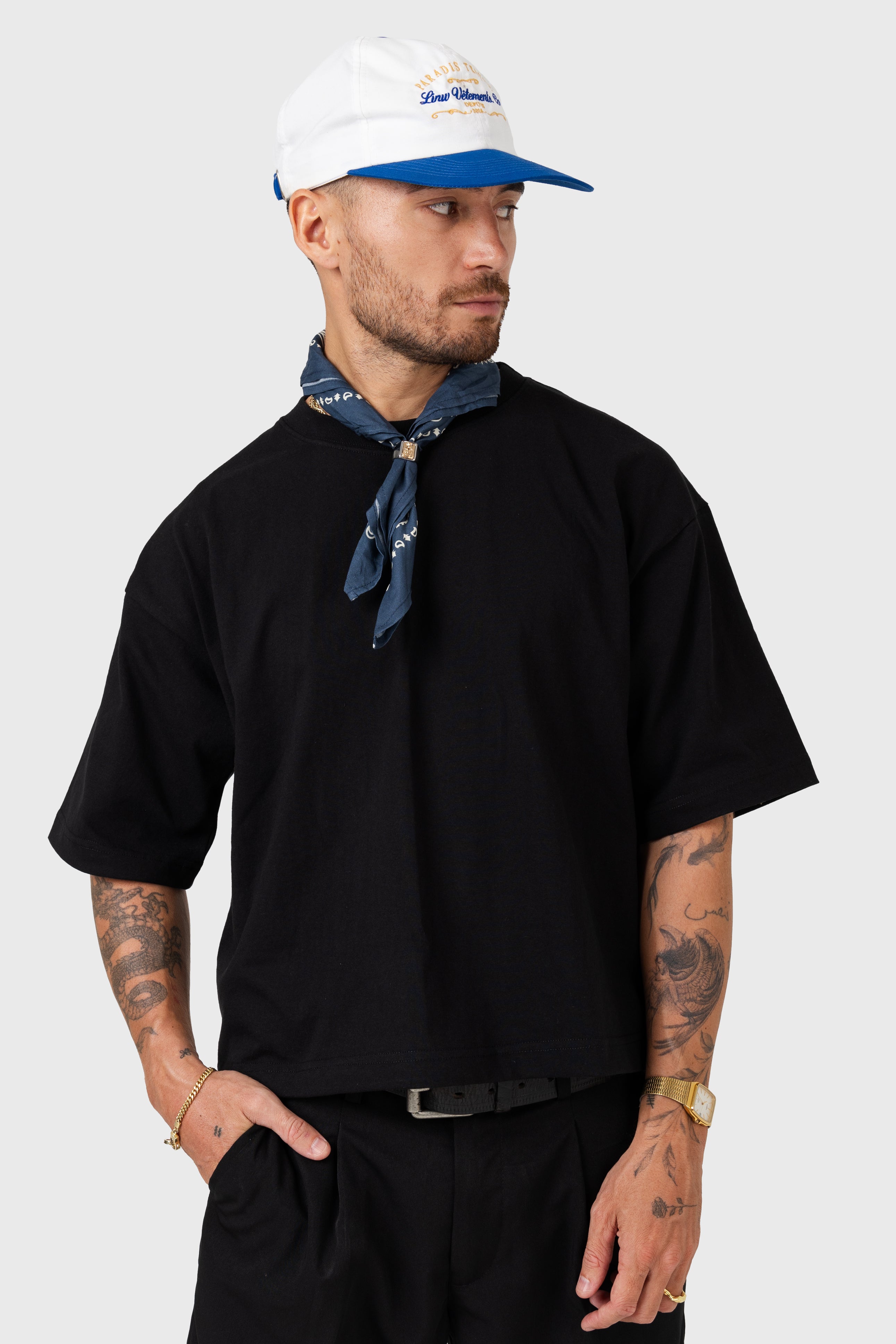 Cropped Tee - Black – LINW