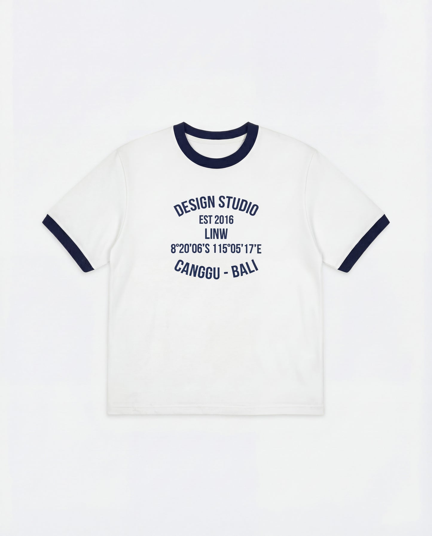 Lost In Nowhere Tee Shirt Design Studio Tee  - White/Navy Design Studio Tee  - White/Navy