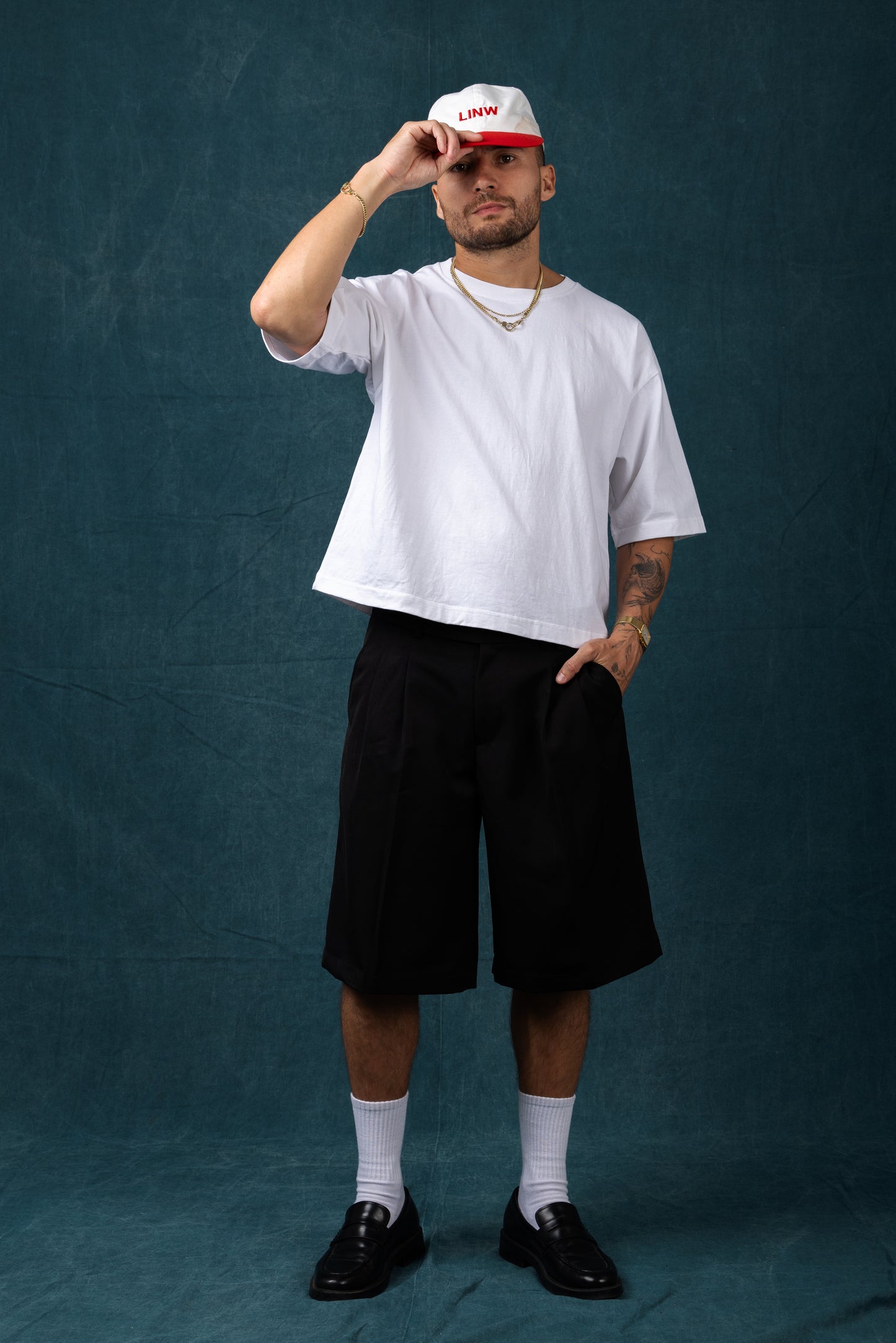 Lost In Nowhere Tee Shirt Essential Cropped Tee - White Essential Cropped Tee - White