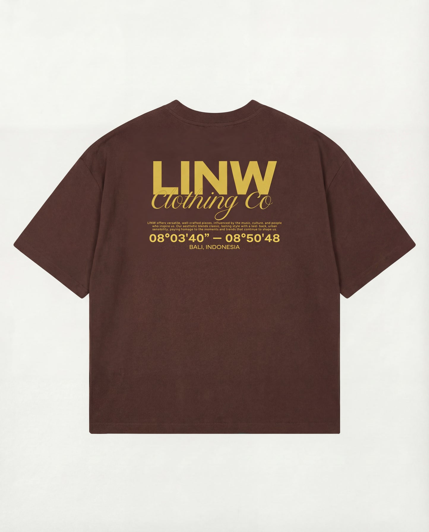 Lost In Nowhere Tee Shirt Signature Cropped Tee  - Brown Signature Cropped Tee  - Brown