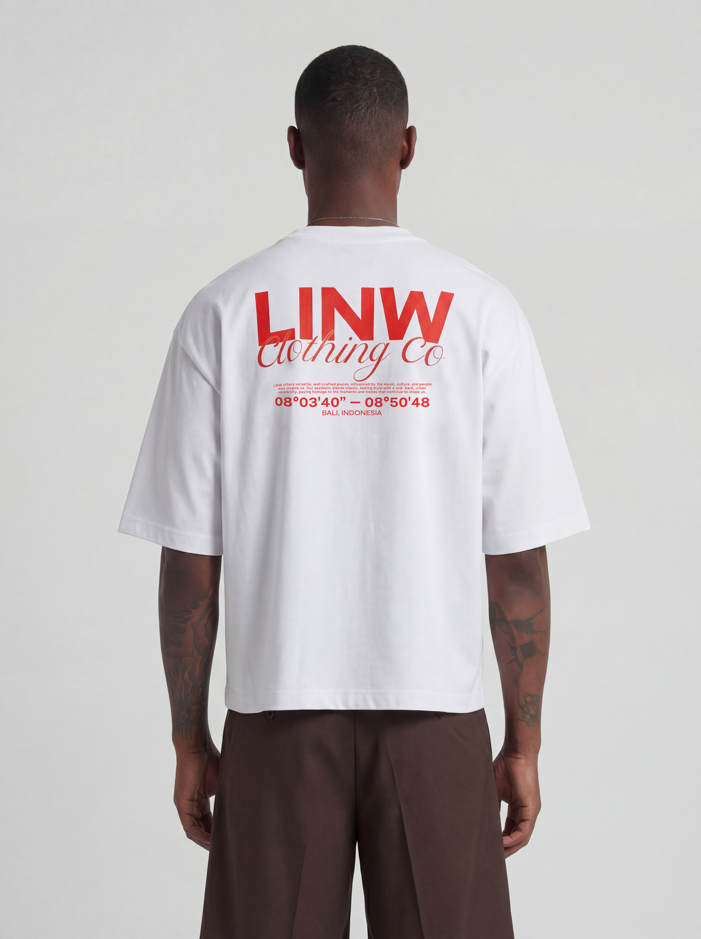 Lost In Nowhere Tee Shirt Signature Cropped Tee  - White Signature Cropped Tee  - White