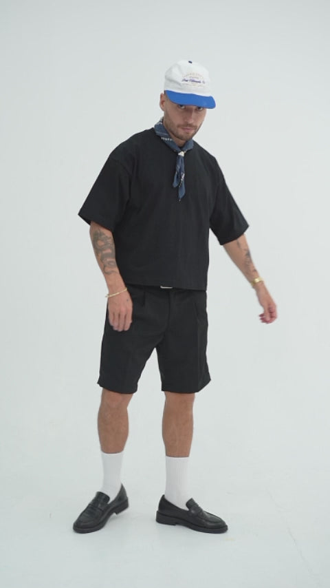 Seseh Pleated Short - Black