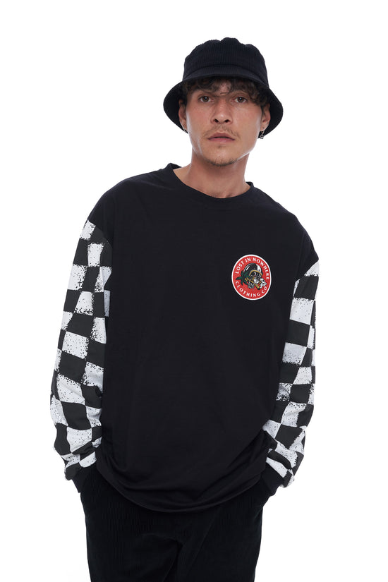 Load image into Gallery viewer, Checkered Flag - Longsleeve

