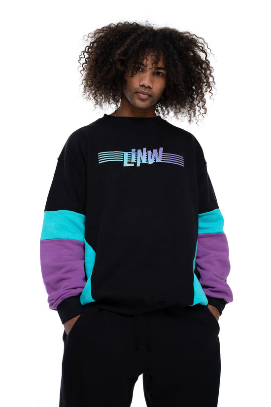 Load image into Gallery viewer, LINW Classic Sweat - Mens 90s Black
